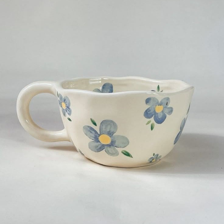 Blue Lily Cup ( Set of Cup and Saucer) | Pinterest Inspired Design