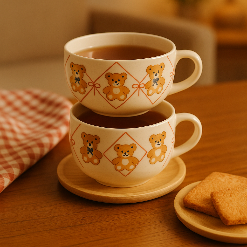 Teddy Coffee Cups ( Set of 2 Cups) | Pinterest Inspired Design