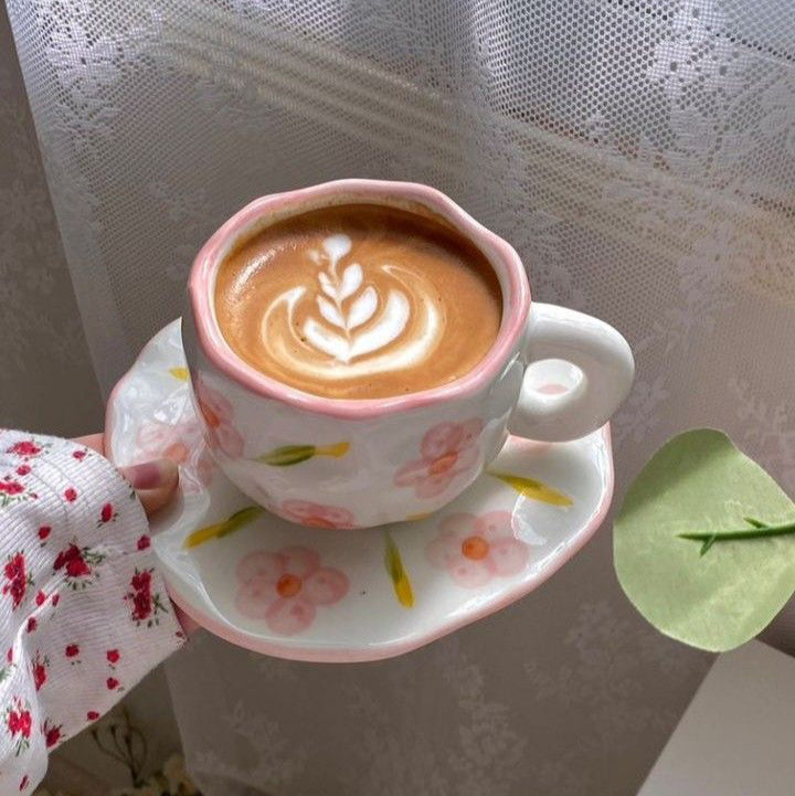 Floral Cup and Saucer Set | Pinterest Inspired Design