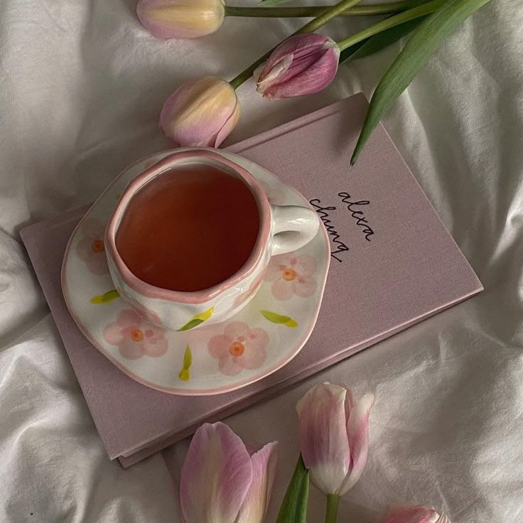 Floral Cup and Saucer Set | Pinterest Inspired Design