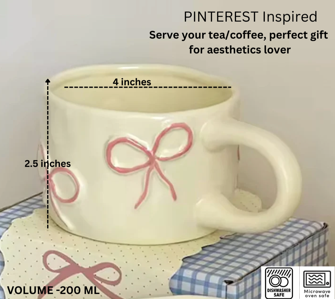 Bow Coffee Cup | Pinterest Inspired Design