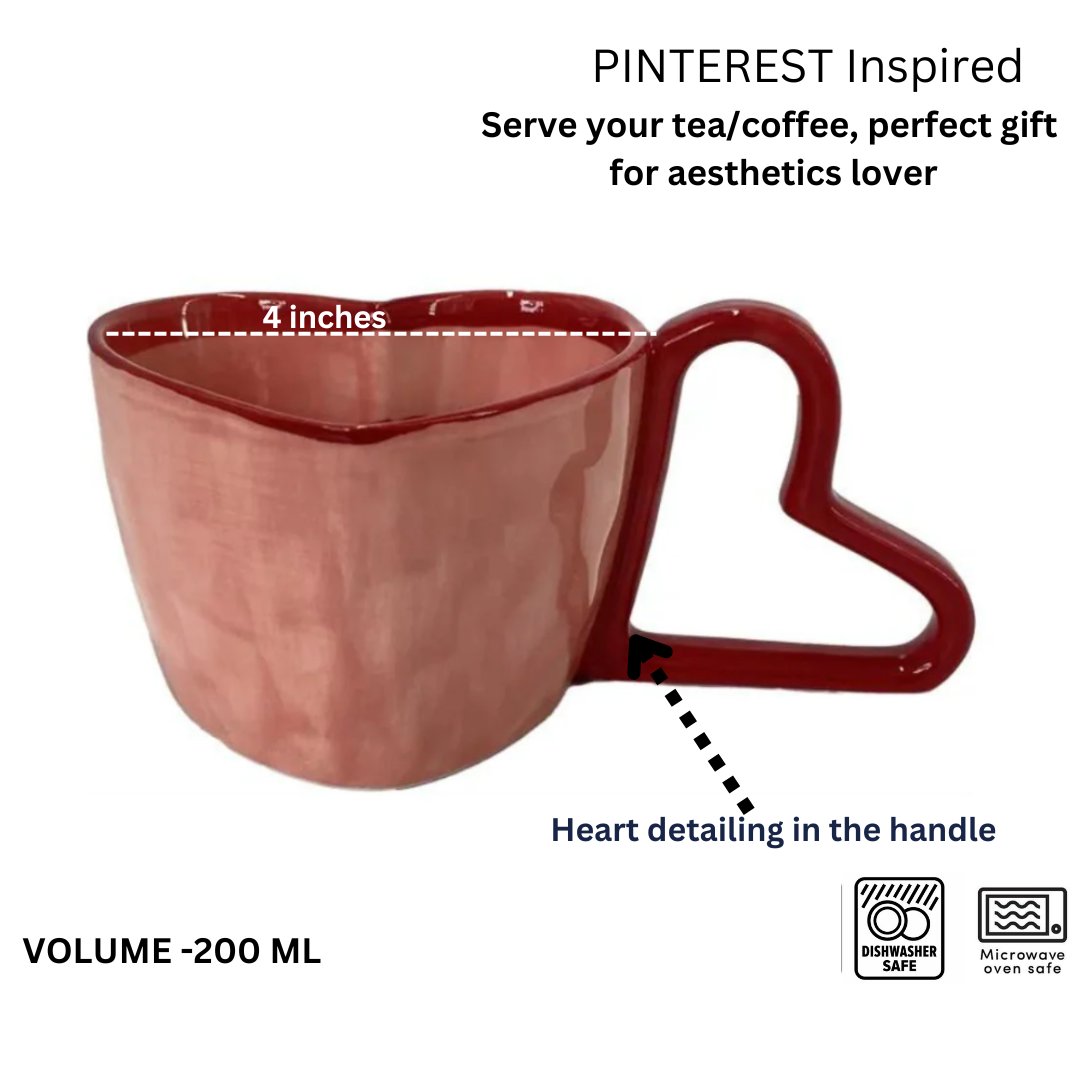 Hearts Cup ( Set of 2) | Pinterest Inspired Design