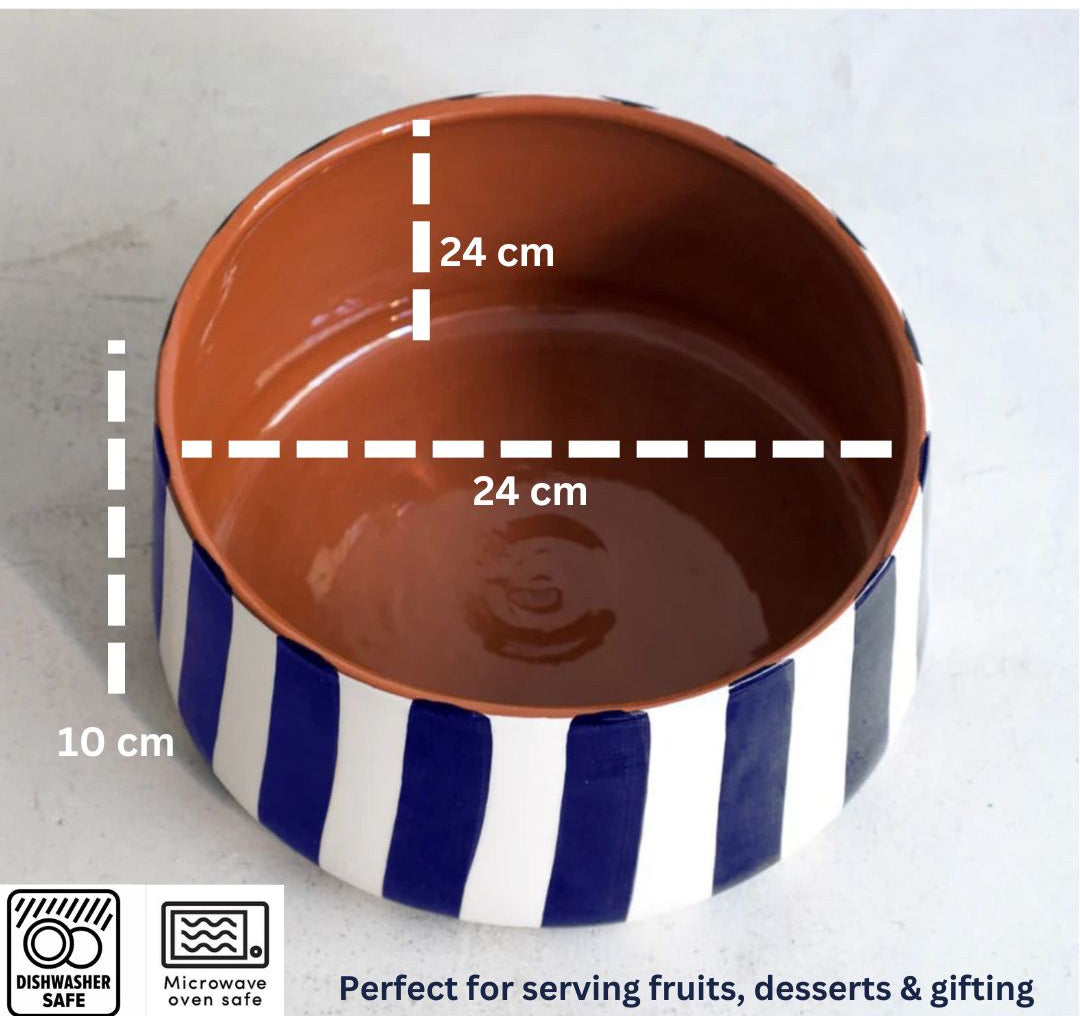 Stripes Fruit Bowl | Easy Stackable