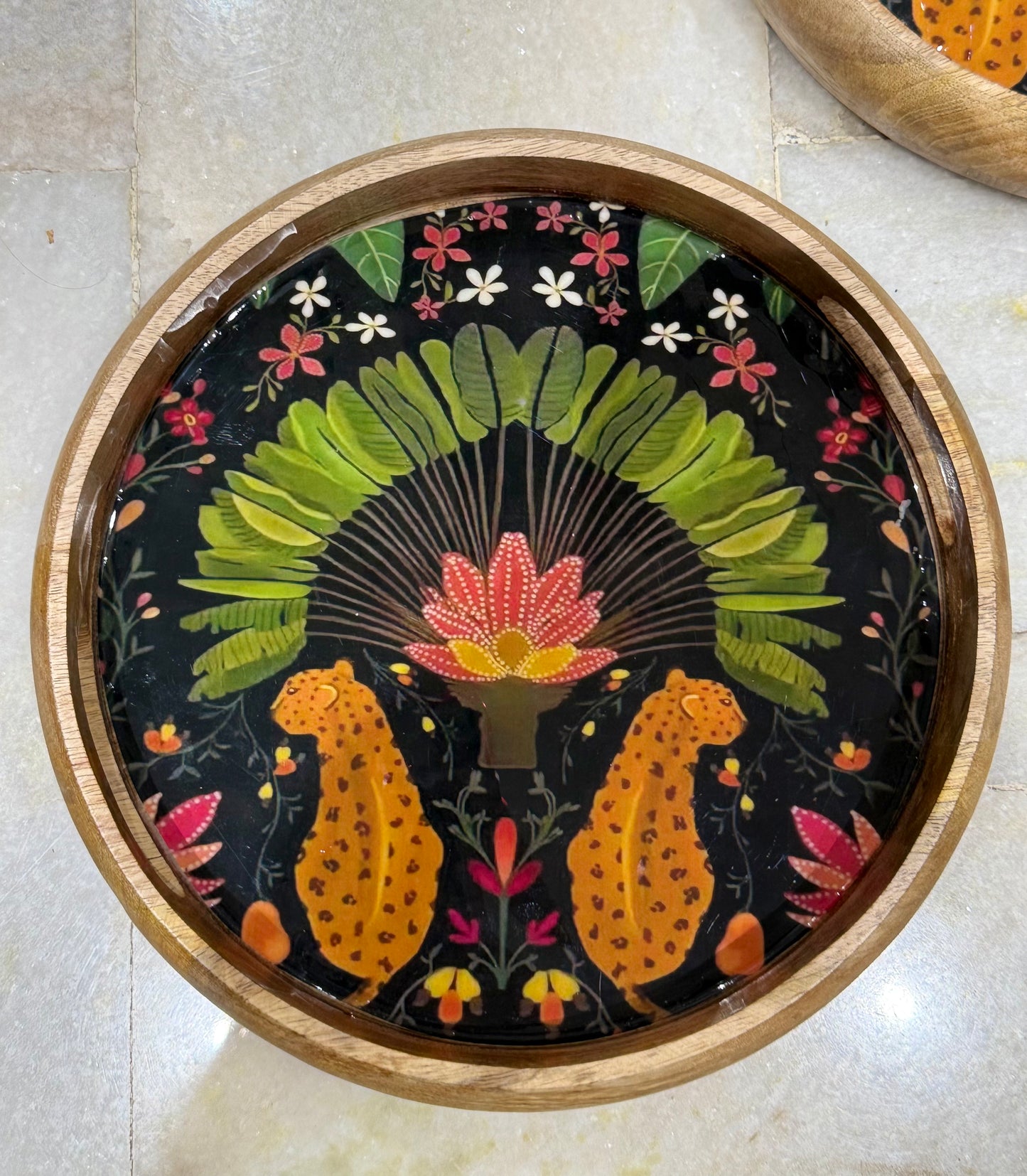 AFRO-ALLI SERVING TRAY( SET OF 1)
