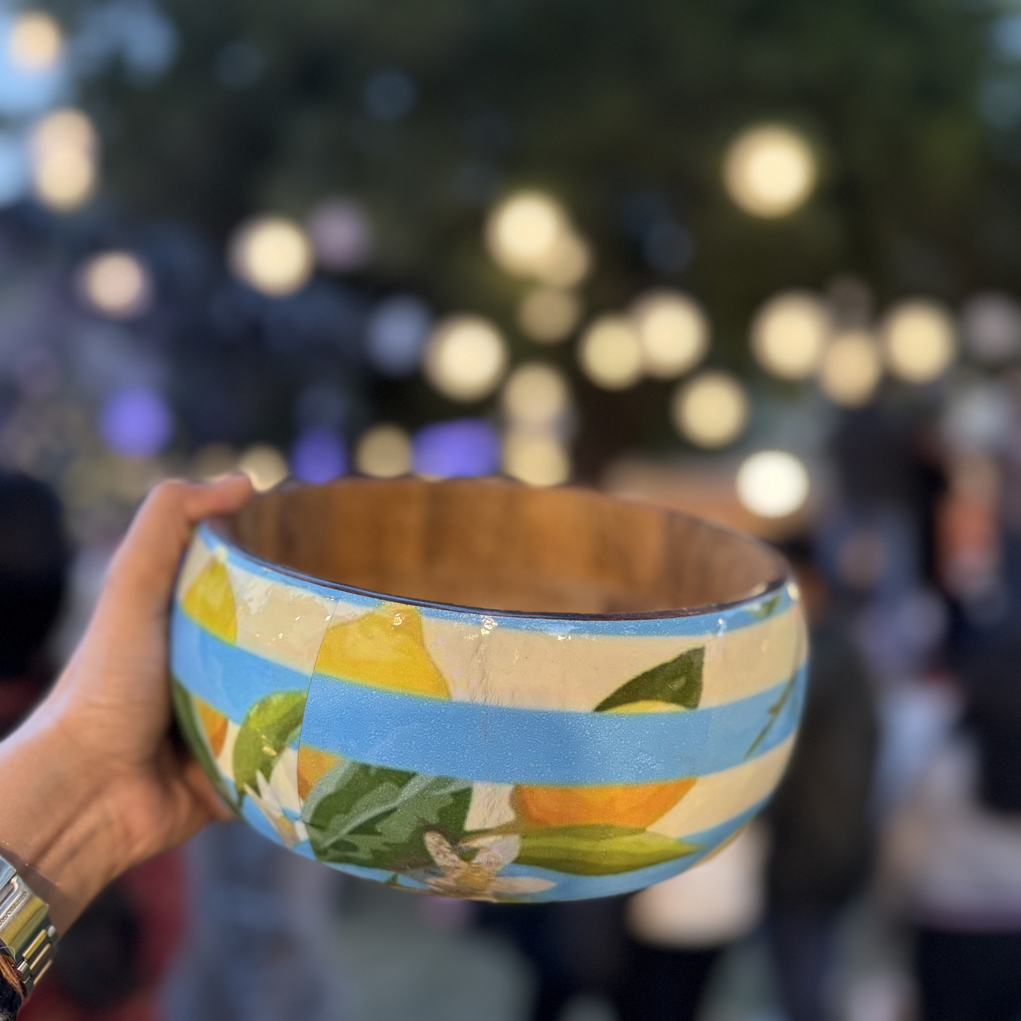SICILIA ENAMELLED SNACK BOWL