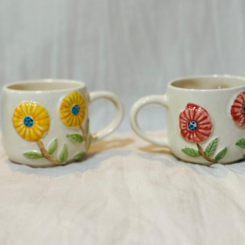 Sunflower Cup Set (set of 1)| Pinterest Inspired Design