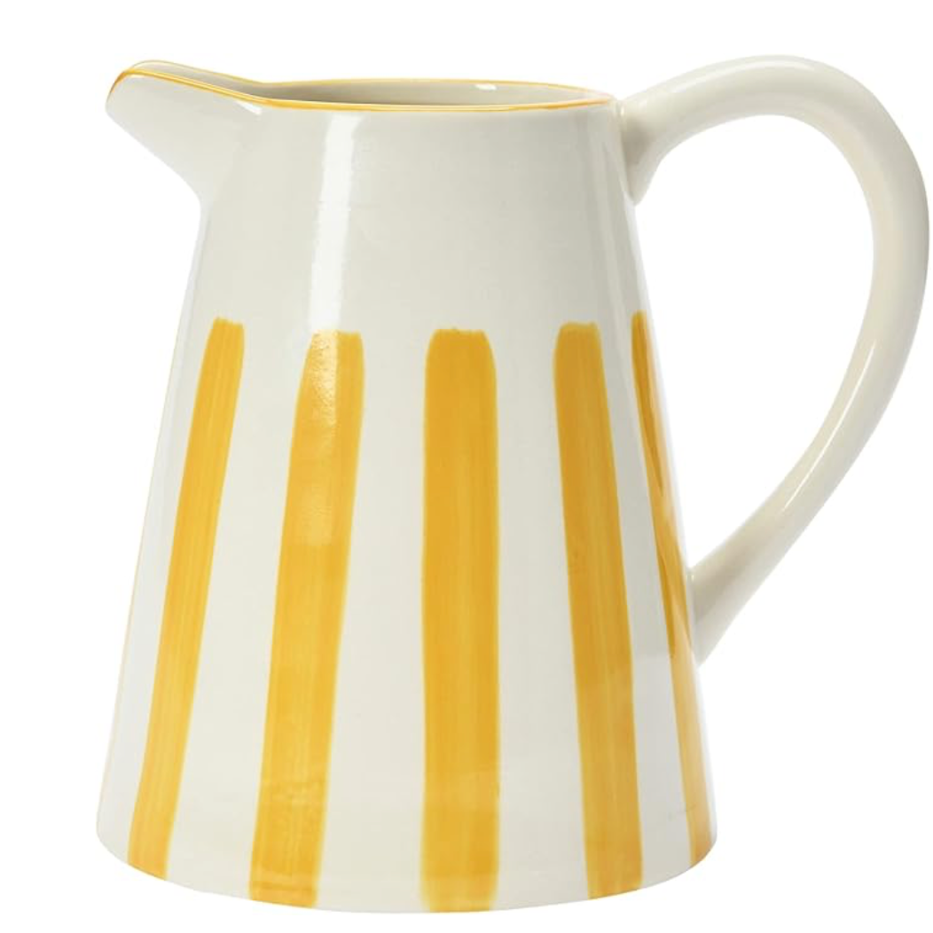Stripe Water Jug | Ceramic