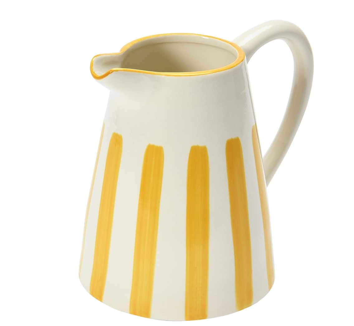 Stripe Water Jug | Ceramic
