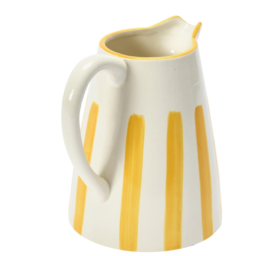 Stripe Water Jug | Ceramic
