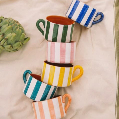 Stripes Cups | Multicolor Coffee Cup