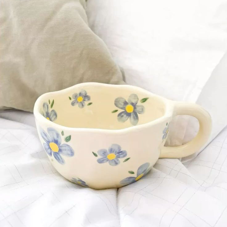 Blue Lily Cup ( Set of Cup and Saucer) | Pinterest Inspired Design