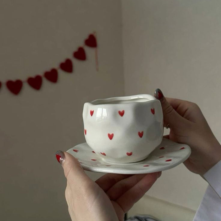 Lil Hearts Cup and Saucer Set | Pinterest Inspired Design