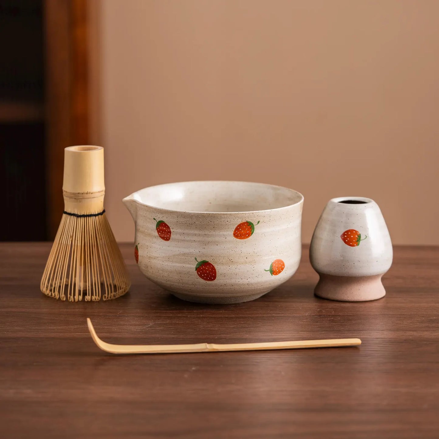 Off- White Strawberry Matcha Set (set of 3)| Pinterest Inspired Design