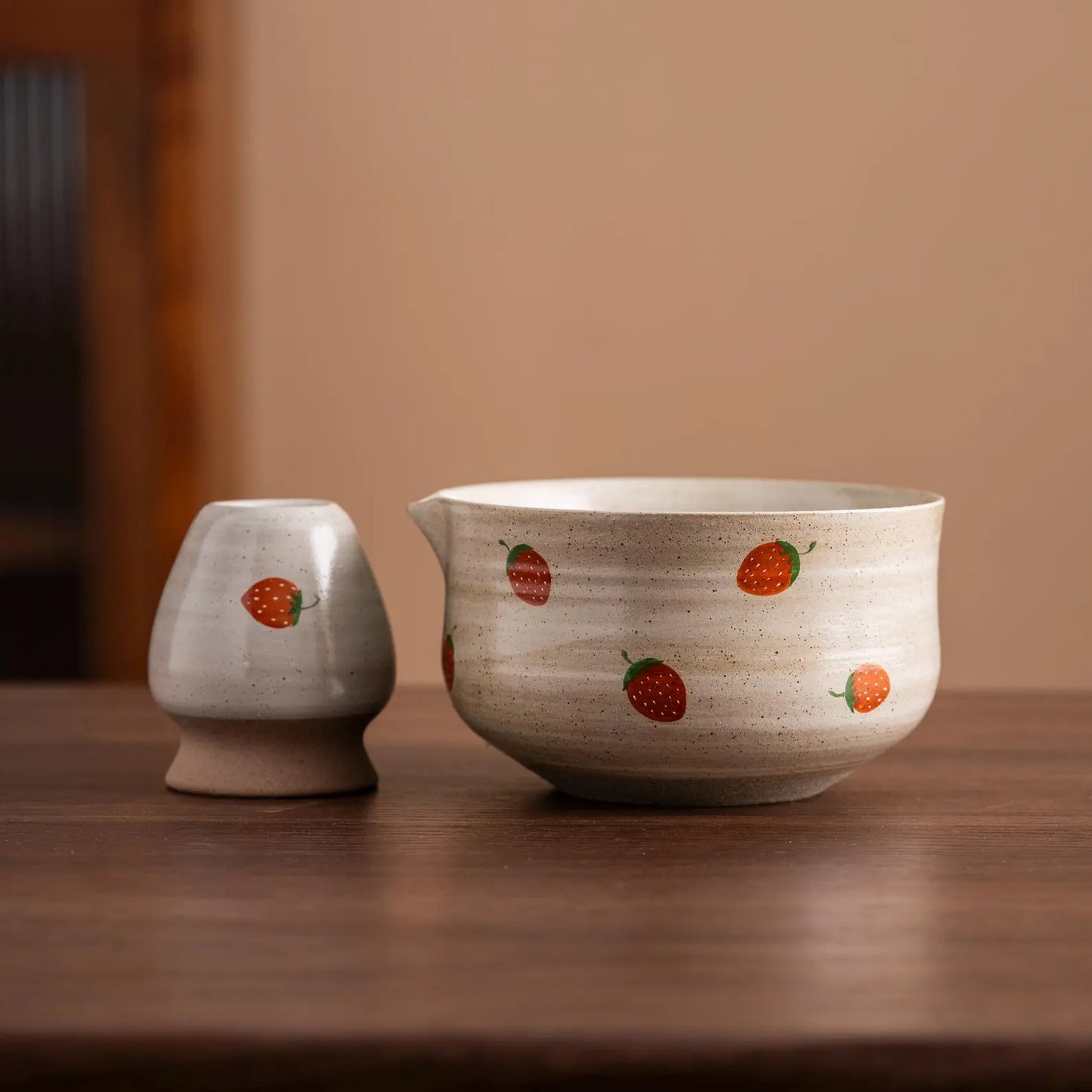 Off- White Strawberry Matcha Set (set of 3)| Pinterest Inspired Design