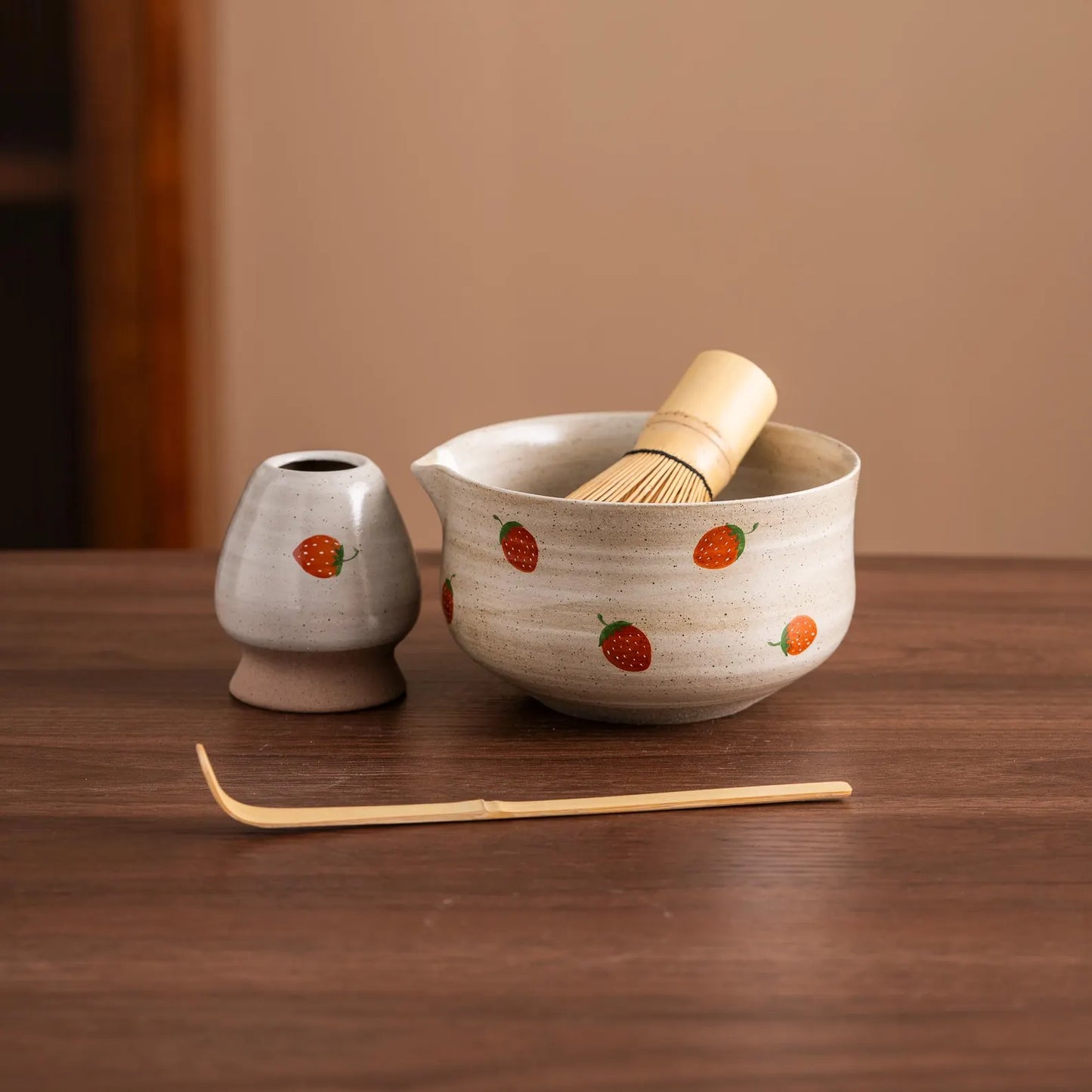 Off- White Strawberry Matcha Set (set of 3)| Pinterest Inspired Design