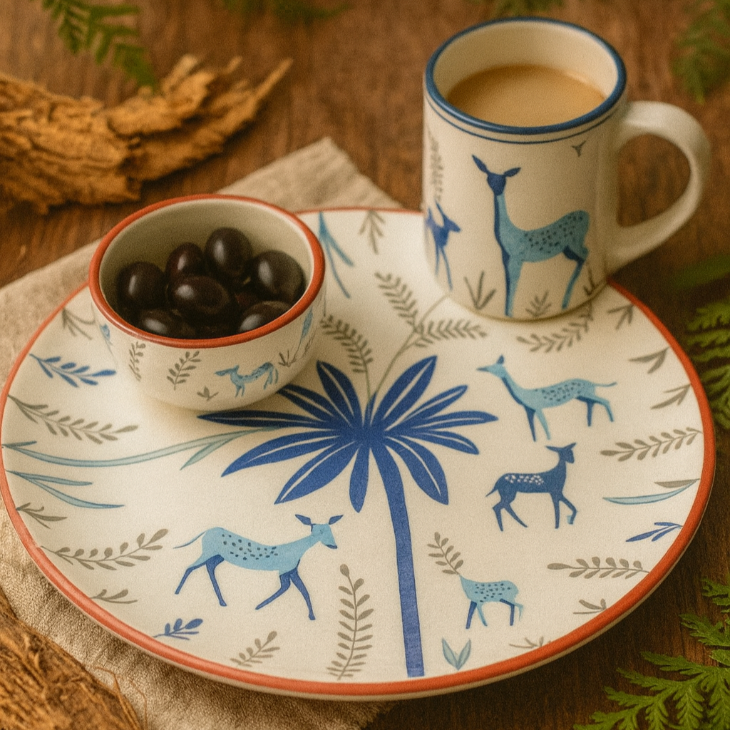 Deer Dinner Set of 3 | Ceramic