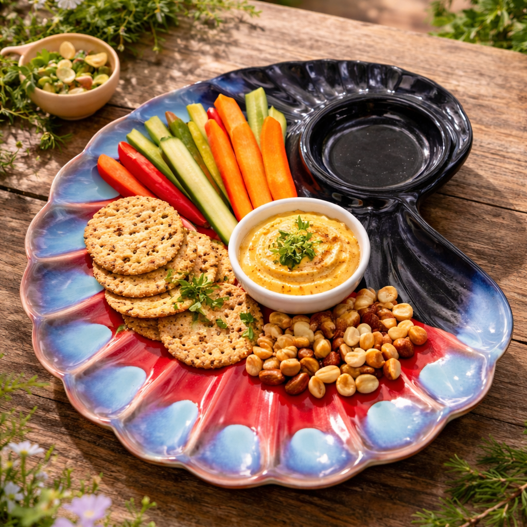 Chip And Dip Platter Platter (set of 1)