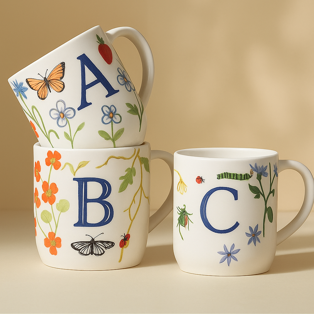 INITIAL PERSONALISED MUGS