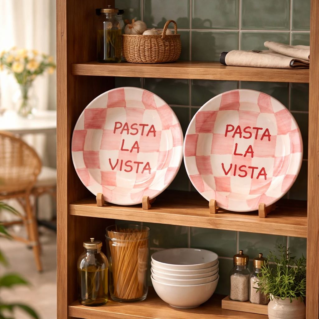 PASTA LA VISTA Pasta Plate (Set of 2 )| Ceramic