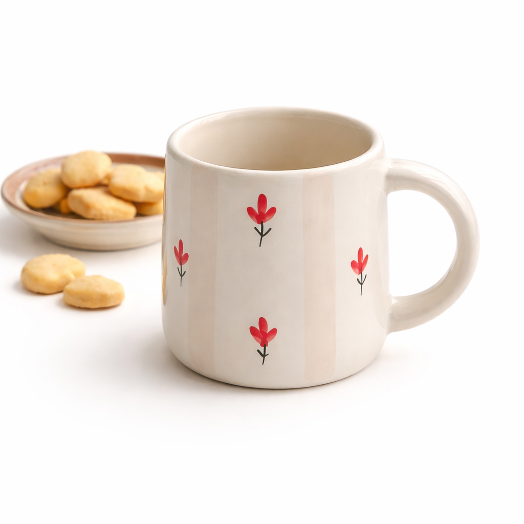 Heart with Lines Cup (Set of 1) | Pinterest Inspired Design