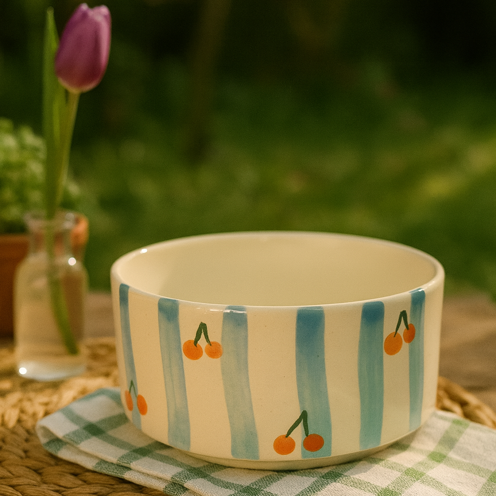 Fauna Ceramic Breakfast Bowl (Set of 4) | Ceramic