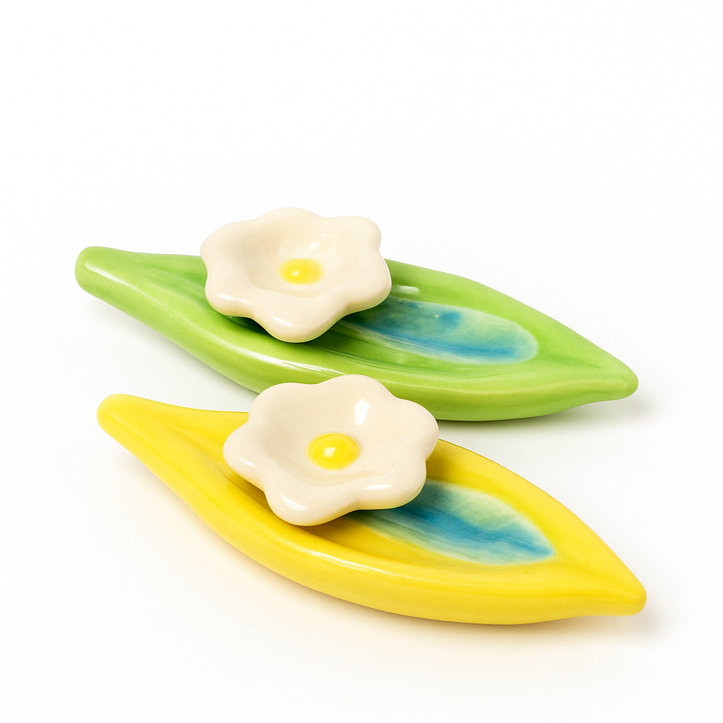 Floral Incense stick stand( Agarbatti Stand )(set of 2)