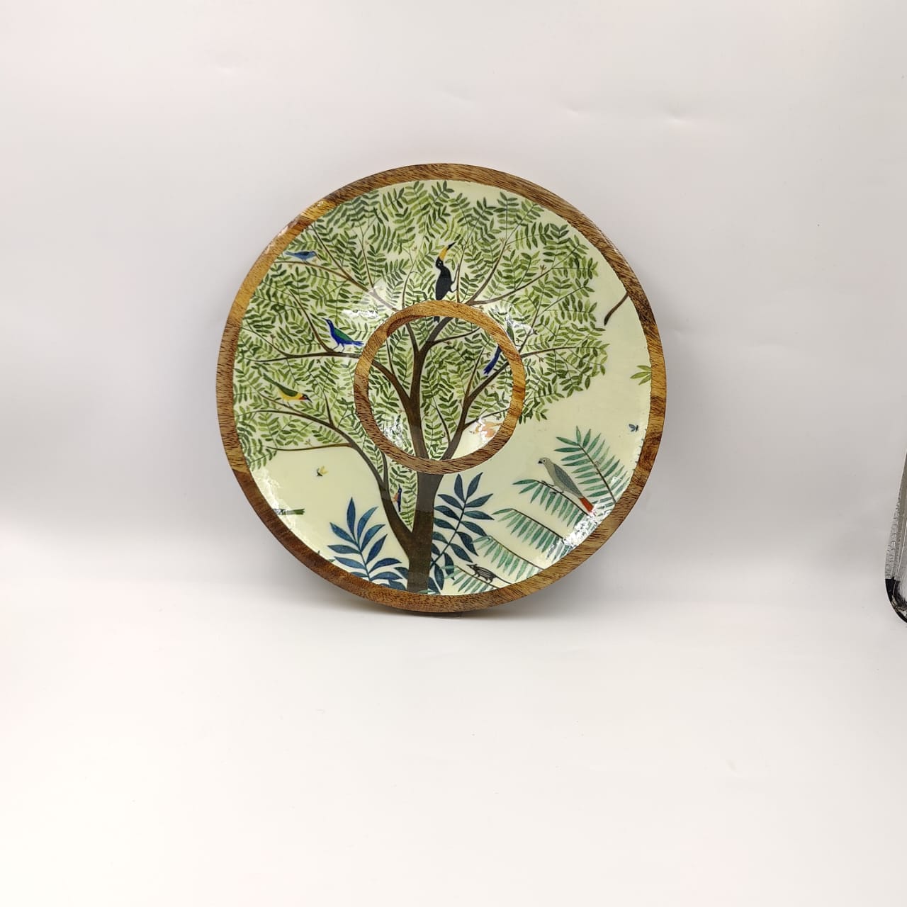 VERDURE ENAMELLED SNACK PLATTER