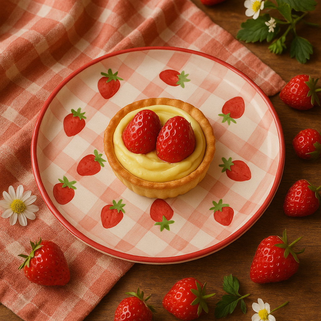 Strawberry Snack Plates(set of 2)