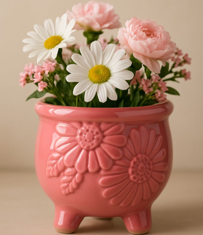 Floral Flower Pot | Pinterest Inspired Design