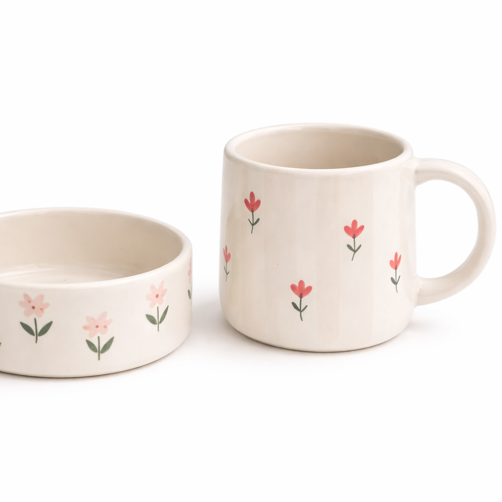 BLOOM COFFEE MATCHING CUP AND BOWL (Set of 2) | Pinterest Inspired Design