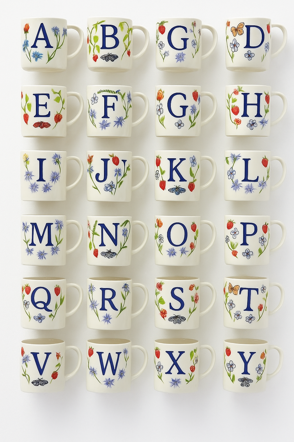 INITIAL PERSONALISED MUGS