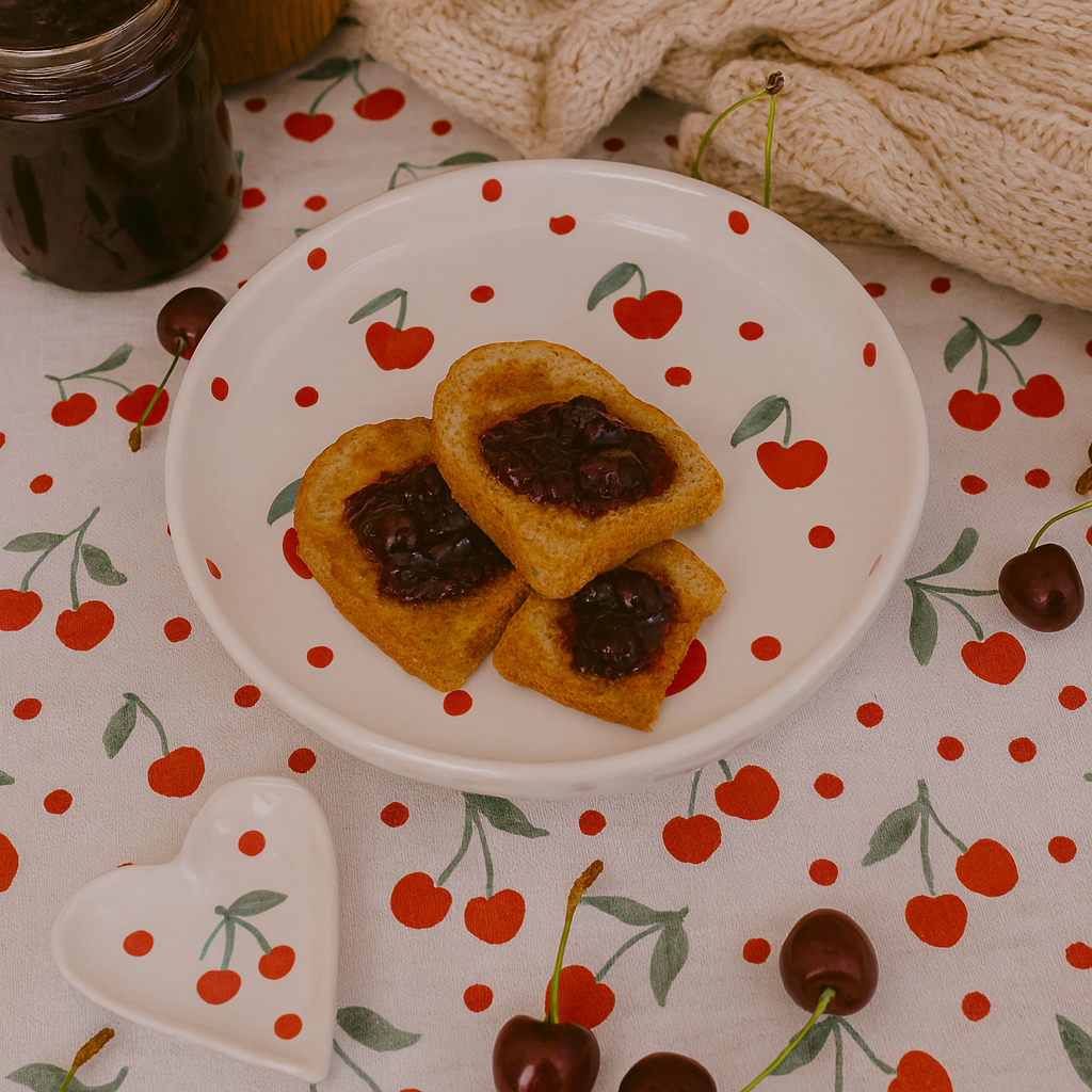 Cherry Snack Plates(set of 2)
