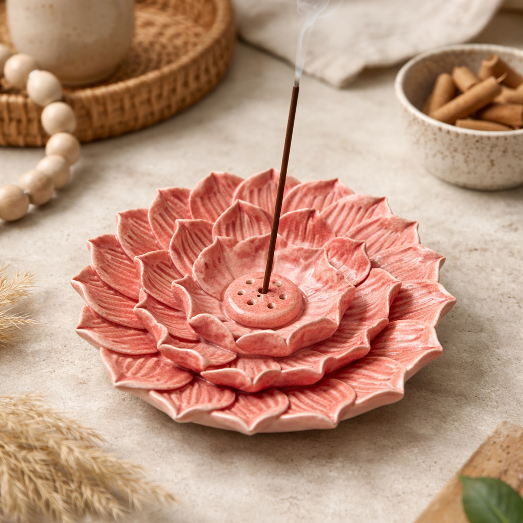 Dahlia Incense stick stand( Agarbatti Stand )(set of 1)