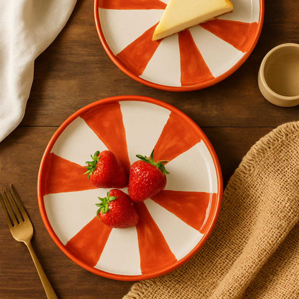 Pin-Wheel Cookie Plate(set of 2)