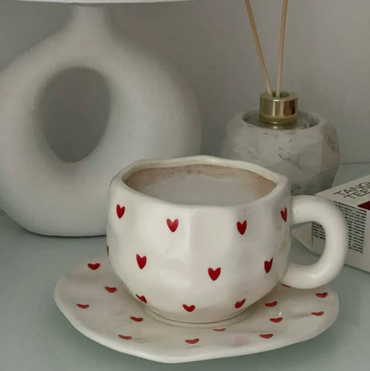 Lil Hearts Cup and Saucer Set | Pinterest Inspired Design