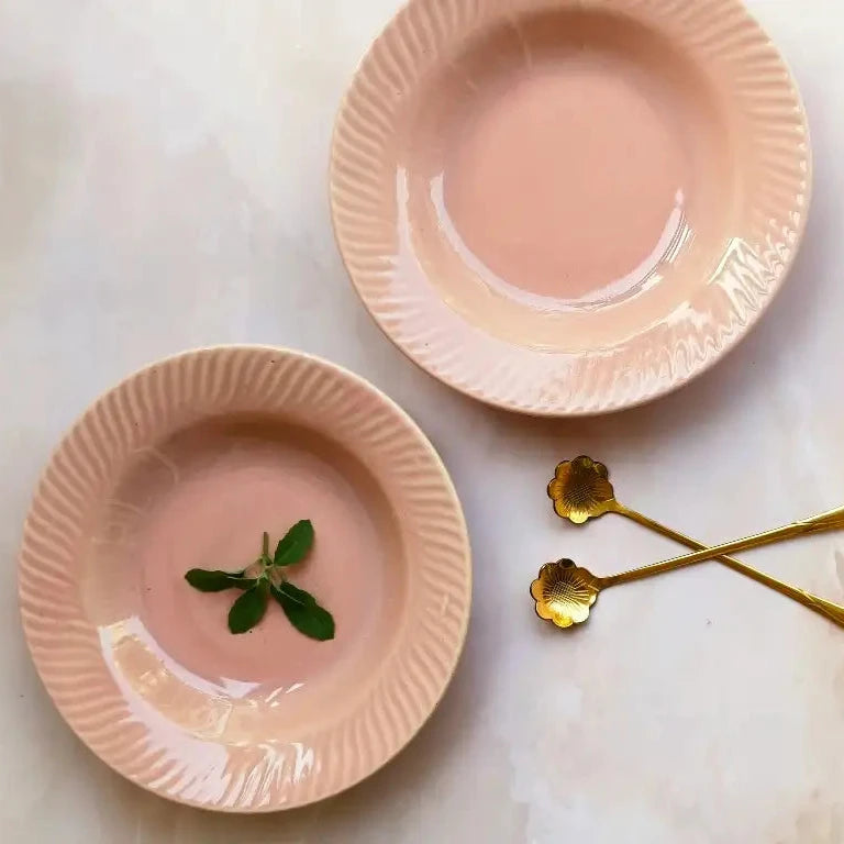 Blush Pink Pasta Plate | Ceramic