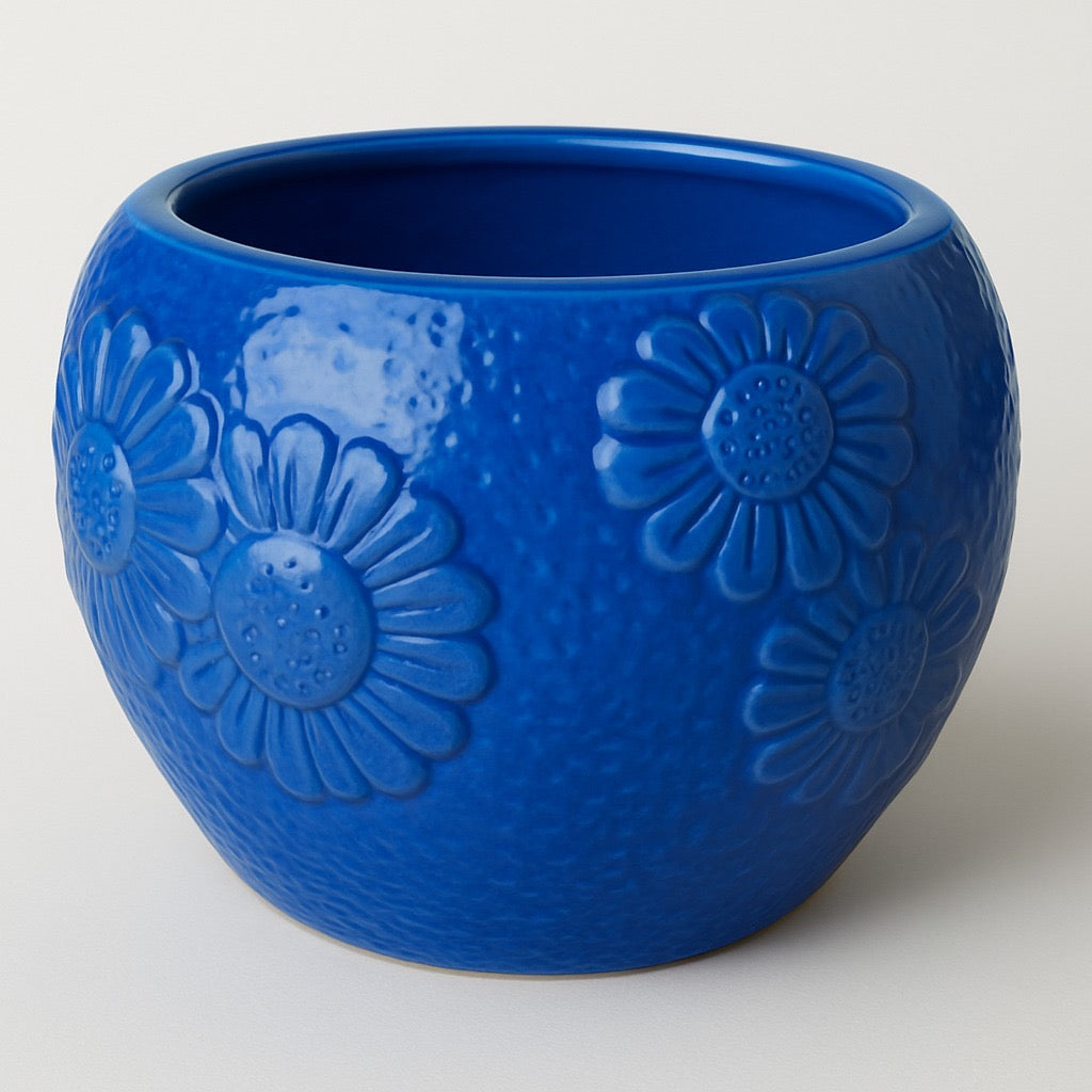 Embossed Floral Flower Pot | Pinterest Inspired Design