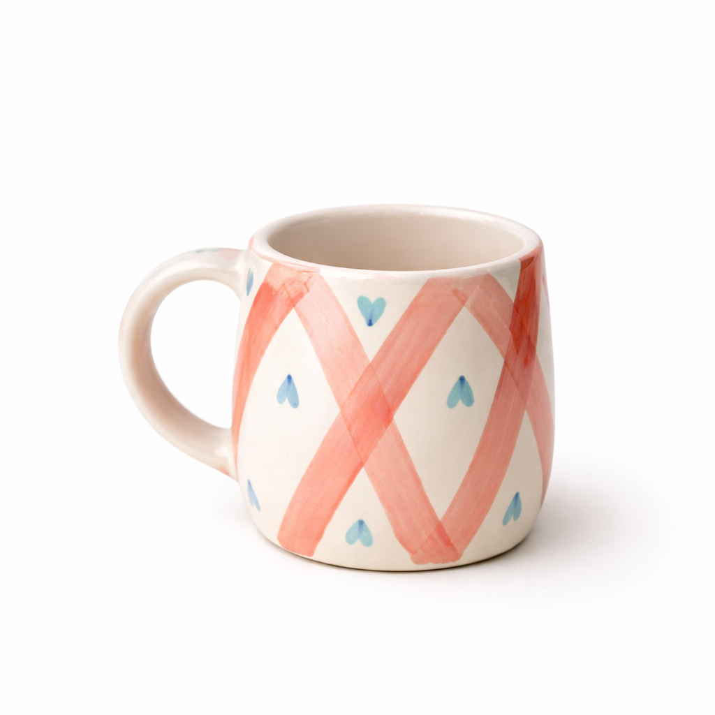 WARM HEARTS COFFEE CUP (Set of 1) | Perfect gifting option