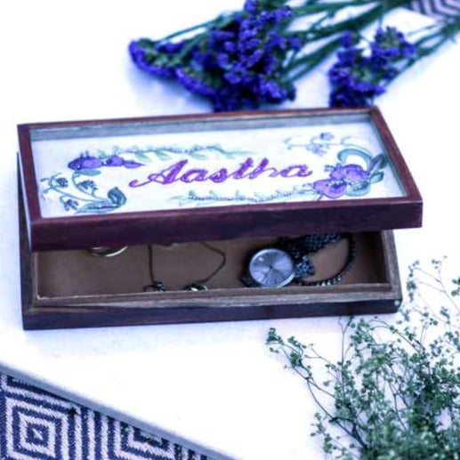 "PERSONALISED NAME" TRINKET BOX