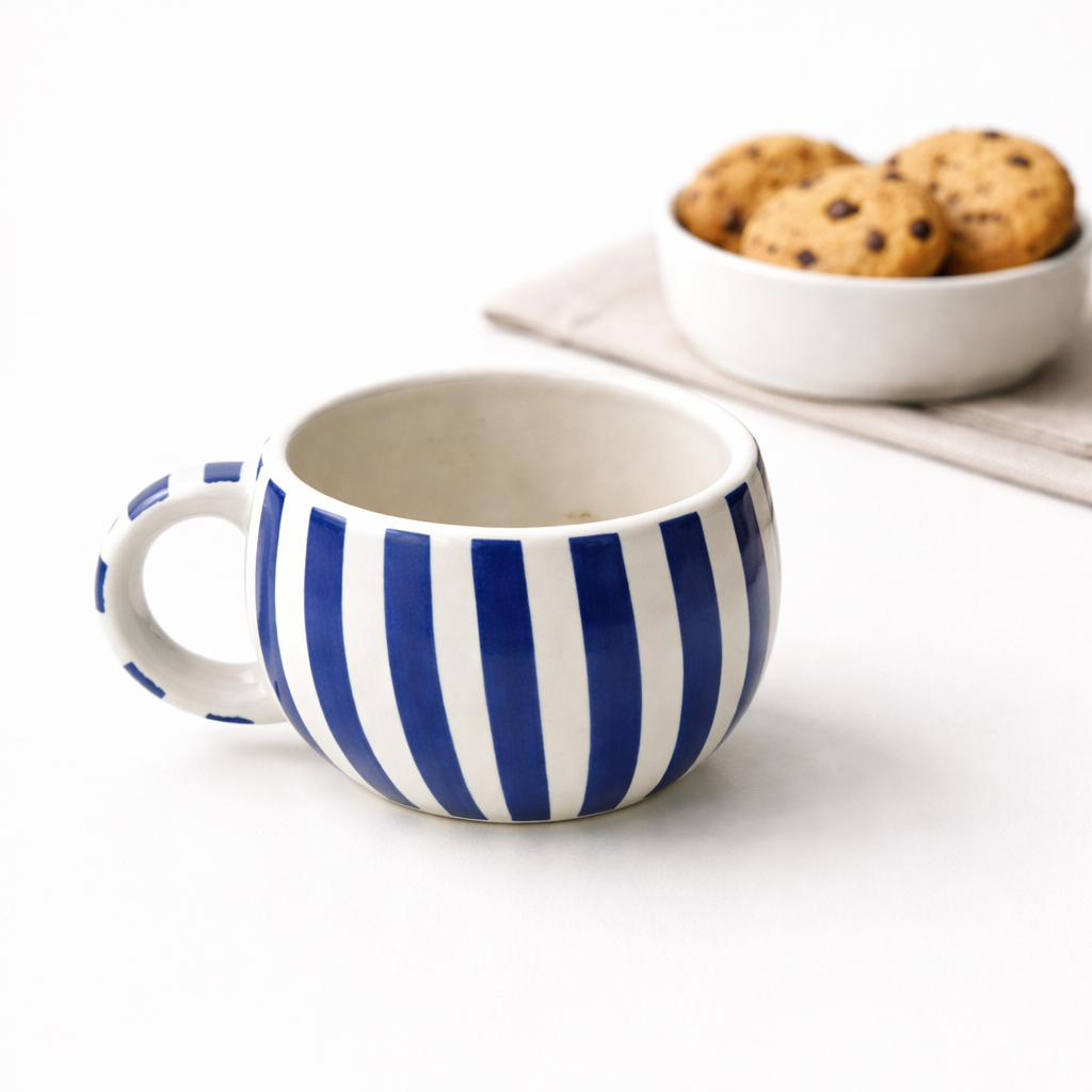 Blue Lines Cup (Set of 1) | Pinterest Inspired Design