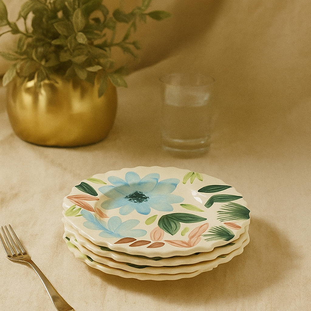 Blossom Snack Plate(set of 2)