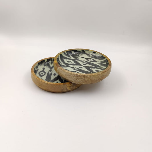 Ikat Cookie Plate