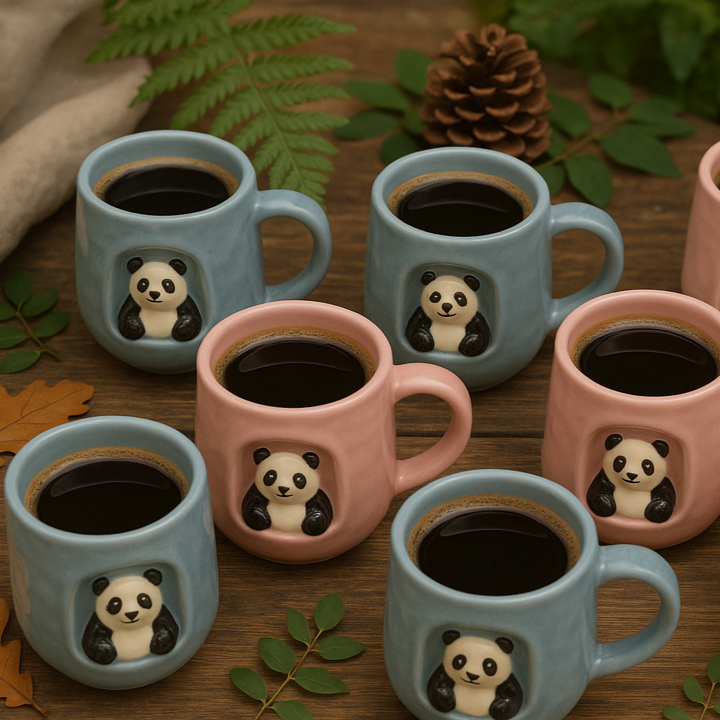 Peek-a-Boo Panda Cup | Animal Inspired Design