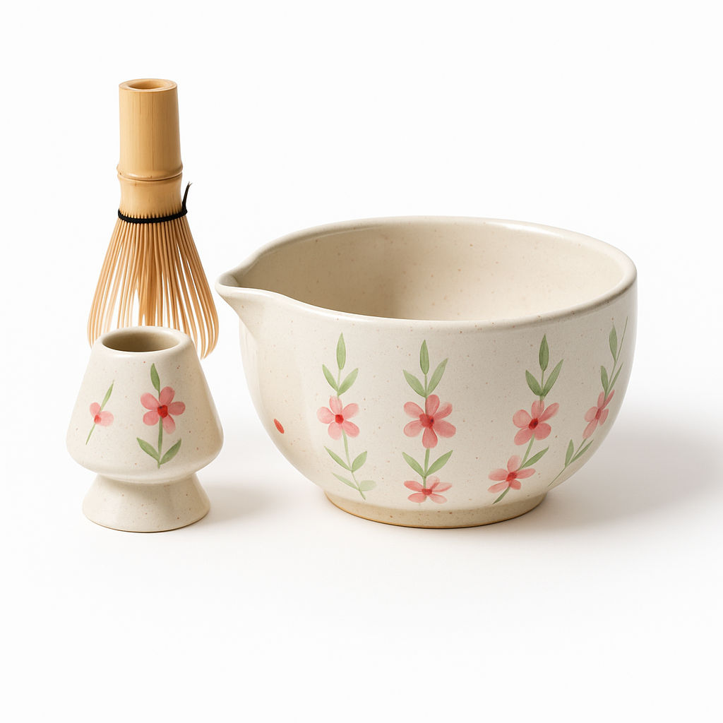 Carnations Matcha Set (set of 2)| Pinterest Inspired Design