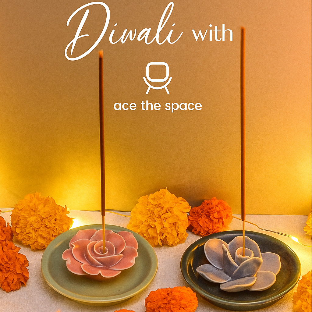 Lotus Incense stick stand( Agarbatti Stand )(set of 3)