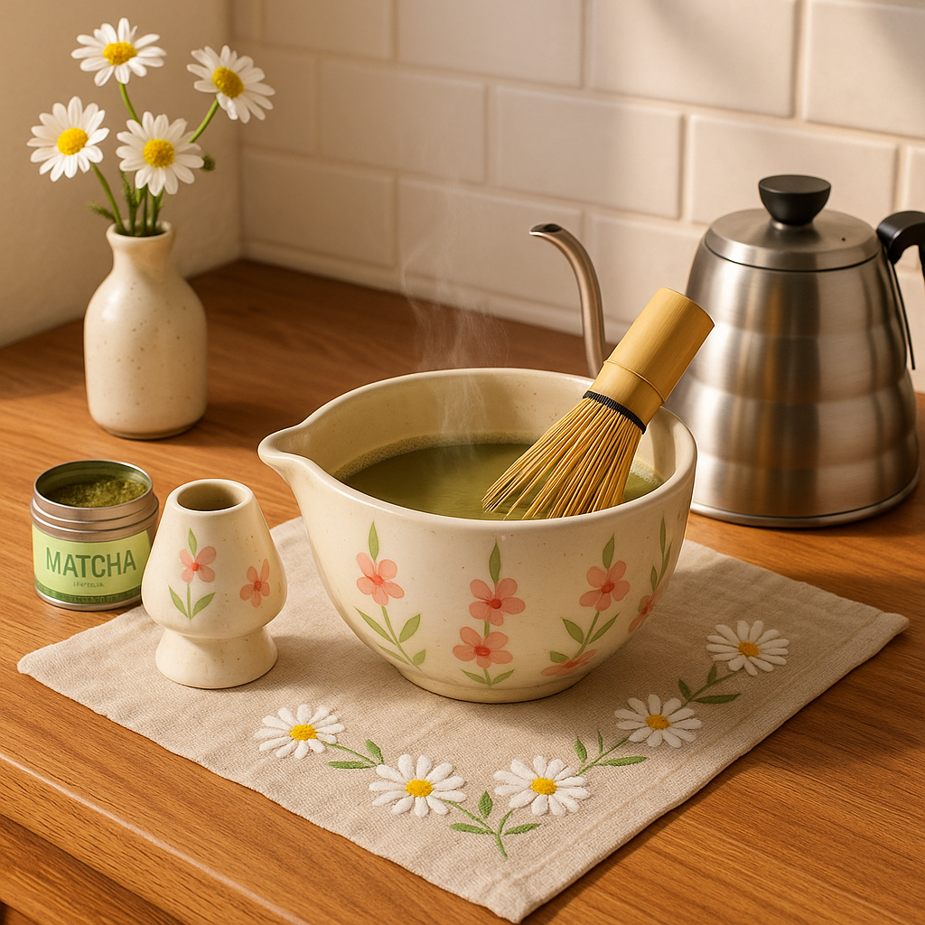 Carnations Matcha Set (set of 2)| Pinterest Inspired Design