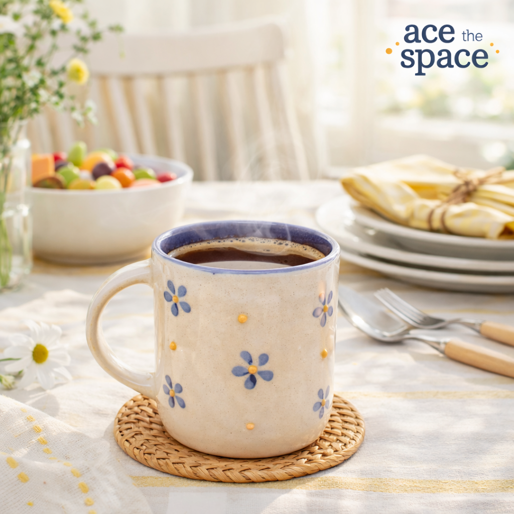 DAISY DOT COFFEE CUP (Set of 1) | Perfect gifting option