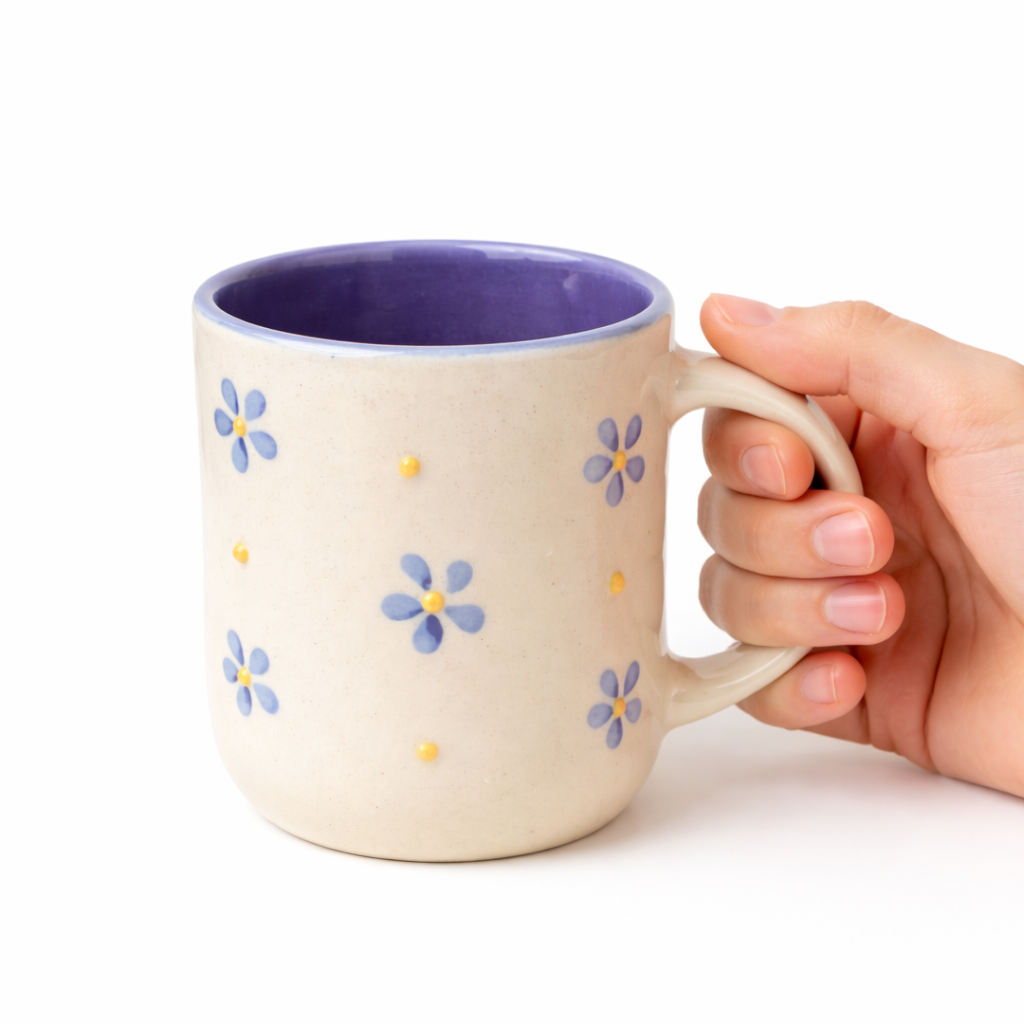 DAISY DOT COFFEE CUP (Set of 1) | Perfect gifting option
