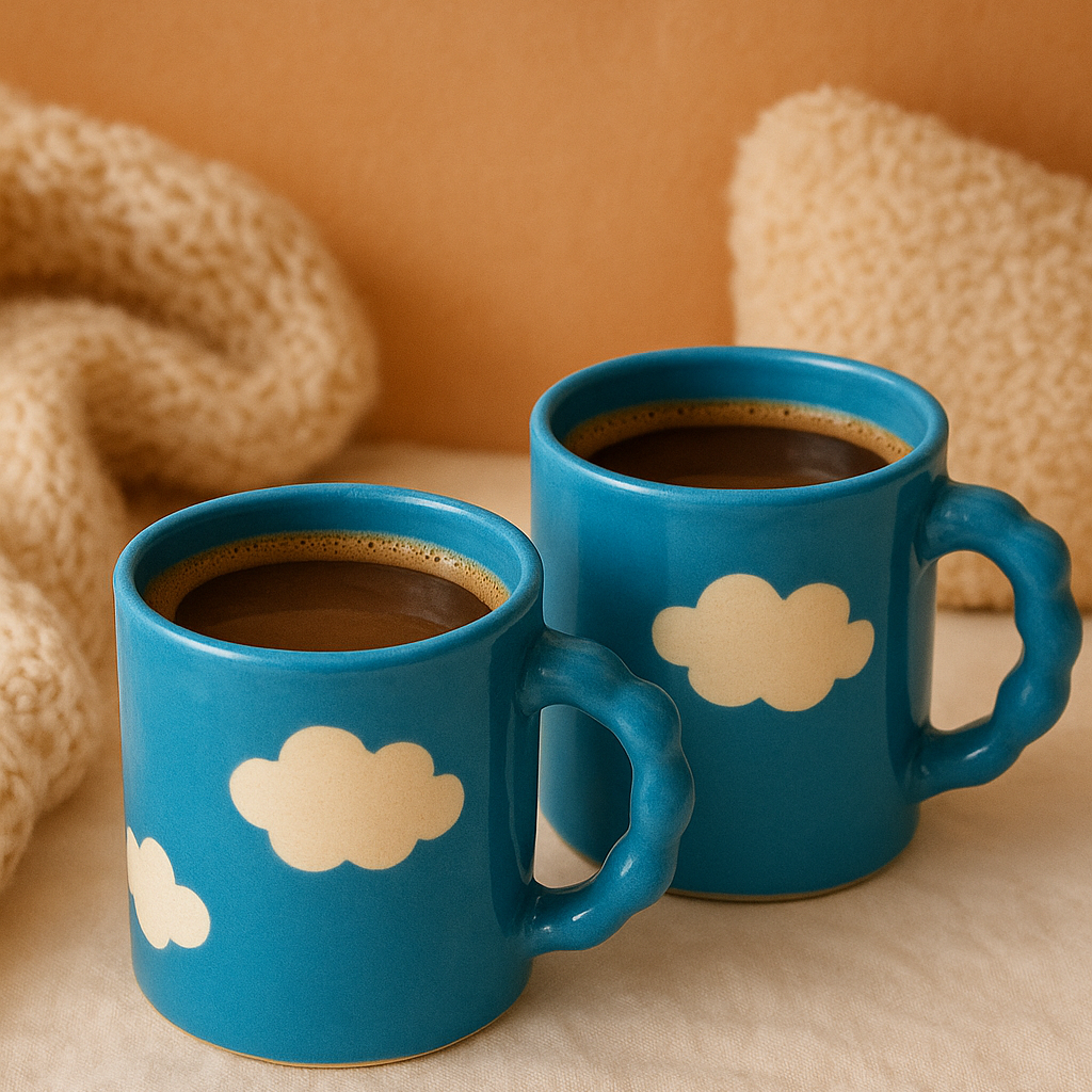 Cloud Long Coffee Cup (set of 1)| Pinterest Inspired Design