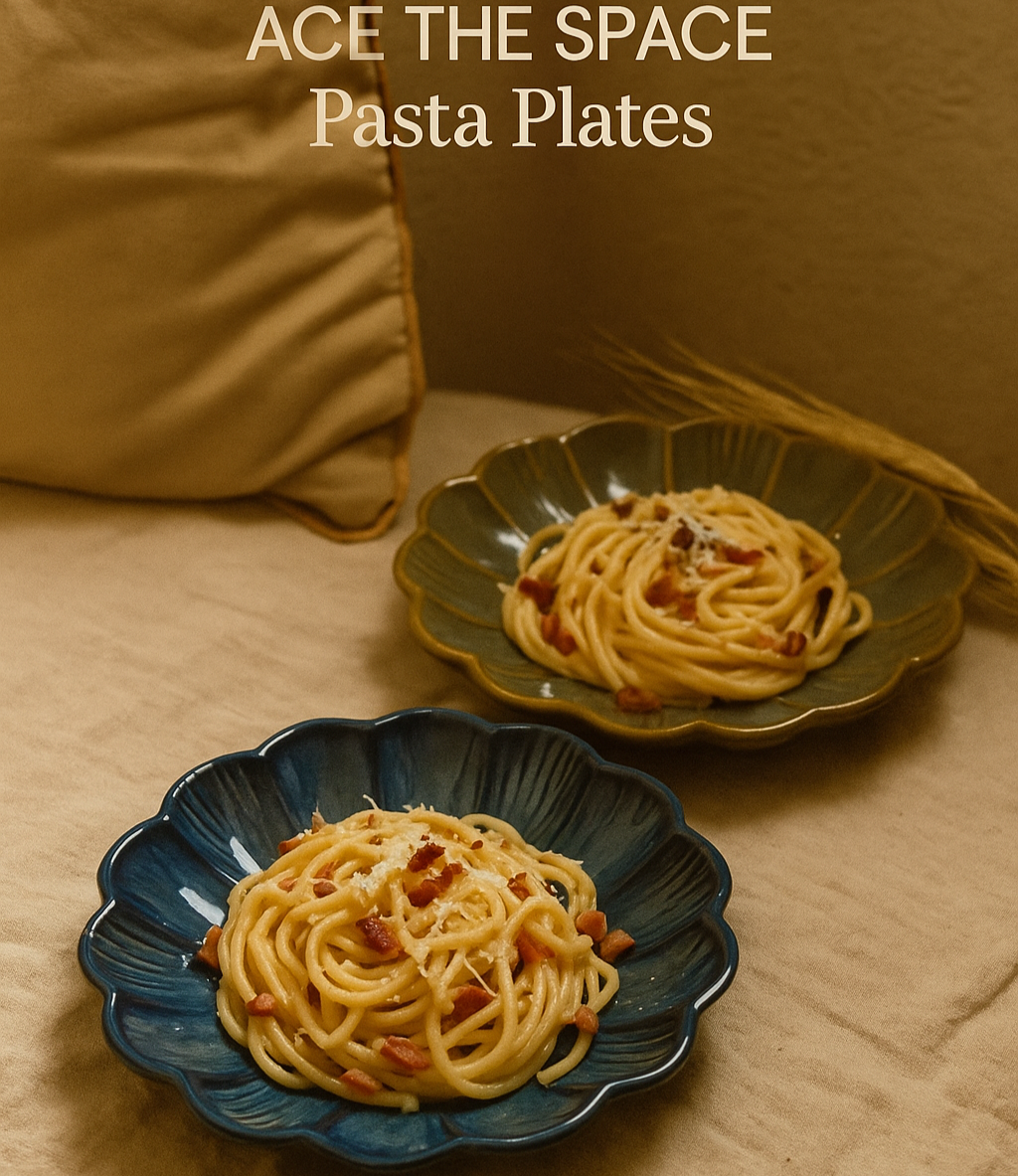 Floral Pasta Plate (Set of 1 )| Ceramic